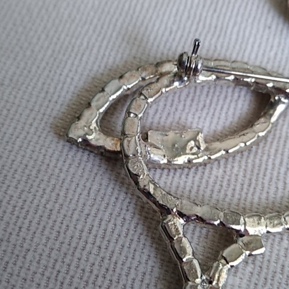 CRYSTAL FLAMINGO BROOCH - Picture 4 of 8